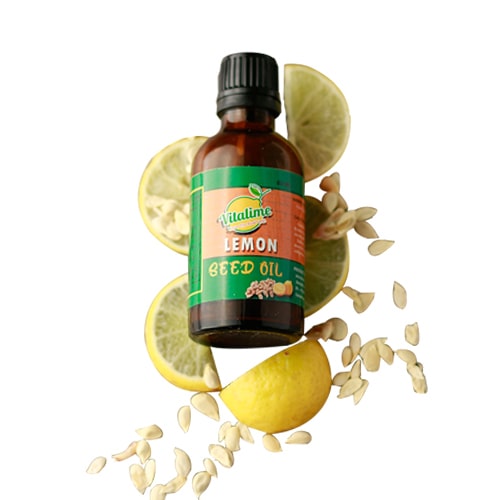 Vitalime 100% Pure Lemon Seed Oil | Naturally Brightens Skin| Helps Reduce Dandruff |Suitable For All Skin & Hair Types, 50ml