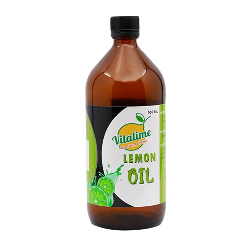Vitalime Lemon Essential Oil - 100% Pure and Natural |Premium Therapeutic Grade|Oil for Skin,|Hair & Aroma Therapy,(500ML)