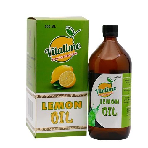 Vitalime Lemon Essential Oil - 100% Pure and Natural |Premium Therapeutic Grade|Oil for Skin,|Hair & Aroma Therapy,(500ML)