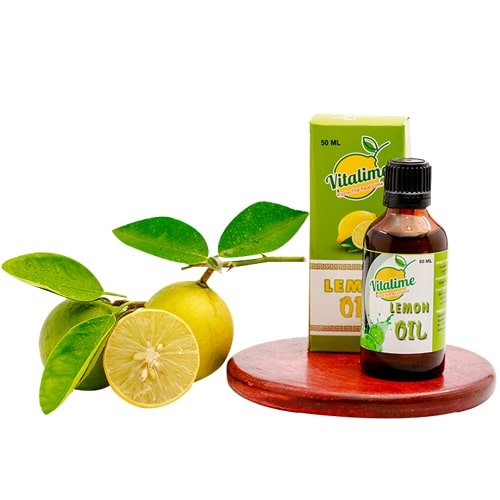 Vitalime Lemon Essential Oil For Skin,Hair and Body|100% Pure and Natural |Lemon Essential Oil for Skin, Hair & Aroma Therapy(50ML)