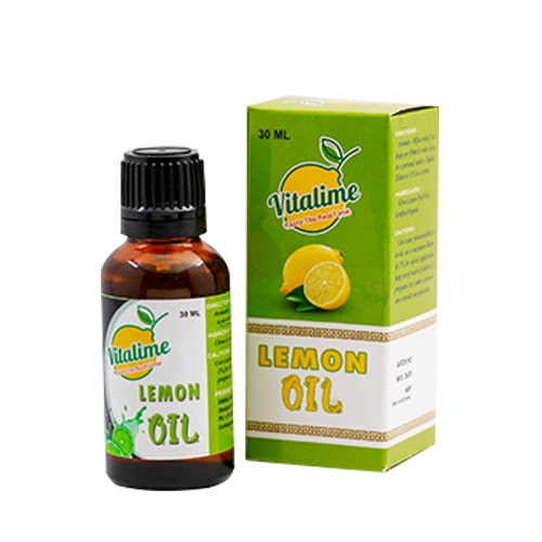 Vitalime Lemon Essential Oil For Skin,Hair and Body (100% PURE & NATURAL - UNDILUTED) Therapeutic Grade -Perfect for Aromatherapy, Relaxation, Skin Therapy & More! (30ML)