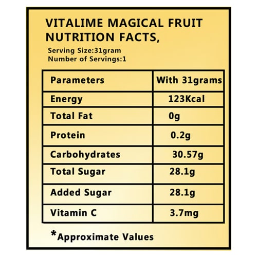 Vitalime Lemon Nannari Juice Mix|100% Natural |Pure and Natural coolant -31gram (Pack of 200)